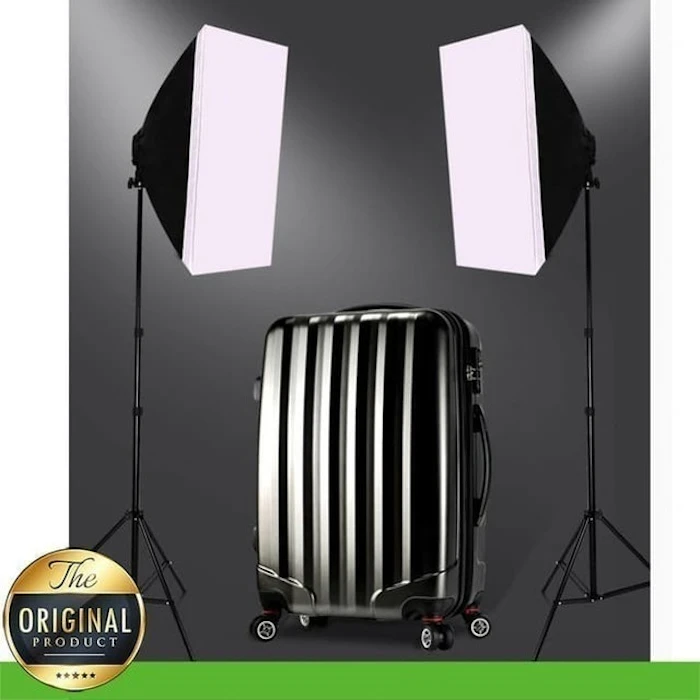 Midio Paket Double Studio Foto Midio A1 Light Stand 2M + 1 Socket E27 + Softbox Translation missing: id.activerecord.decorators.item_part_image/alt