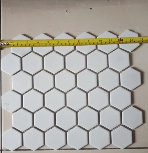 Mozaik Keramik Hexagon 5 cm Translation missing: id.activerecord.decorators.item_part_image/alt