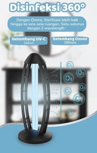 IVLY Nature UVC + Ozone Disinfection Lamp Translation missing: id.activerecord.decorators.item_part_image/alt