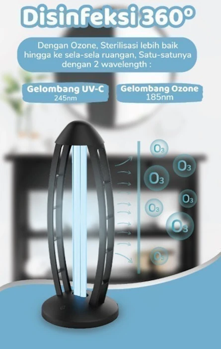 IVLY Nature UVC + Ozone Disinfection Lamp Translation missing: id.activerecord.decorators.item_part_image/alt