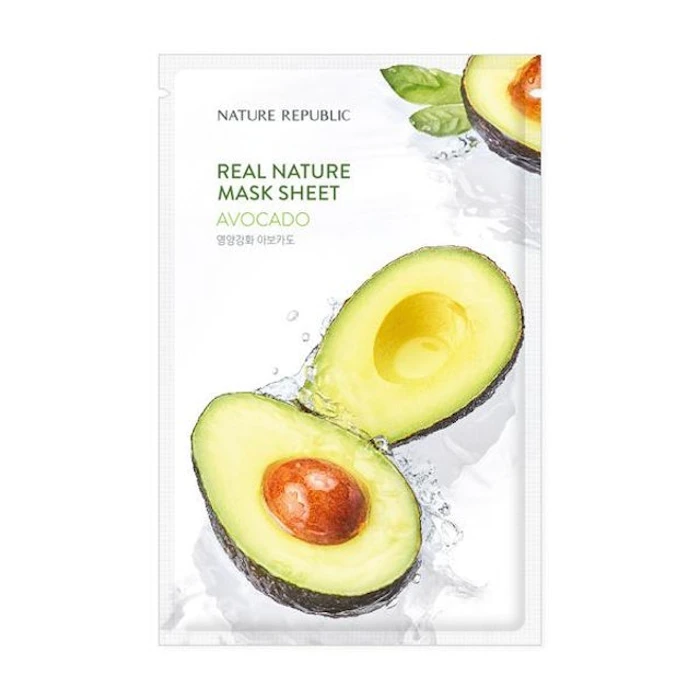 Nature Republic Real Nature Avocado Mask Sheet Translation missing: id.activerecord.decorators.item_part_image/alt