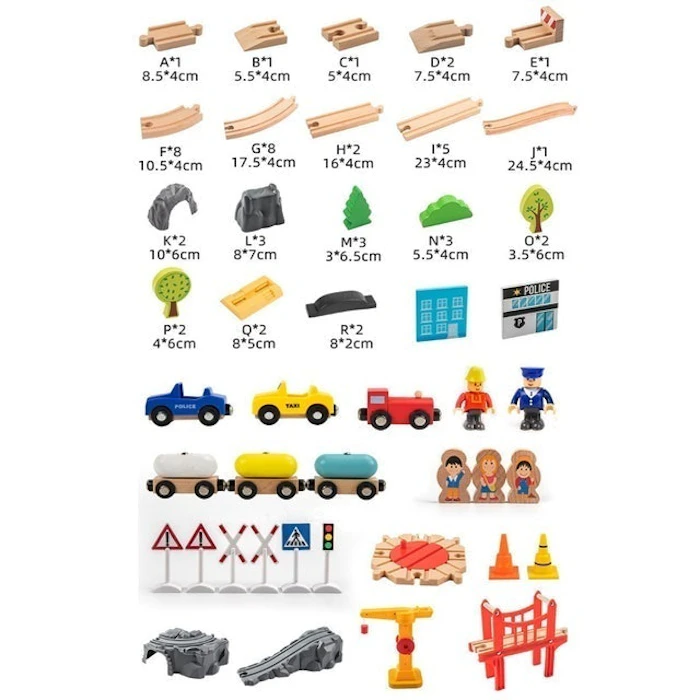 Greda 80 Pcs Train Set Translation missing: id.activerecord.decorators.item_part_image/alt
