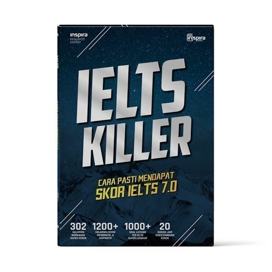 Inspira Book IELTS Killer Cara Pasti Mendapat Skor IELTS 7.0 Translation missing: id.activerecord.decorators.item_part_image/alt