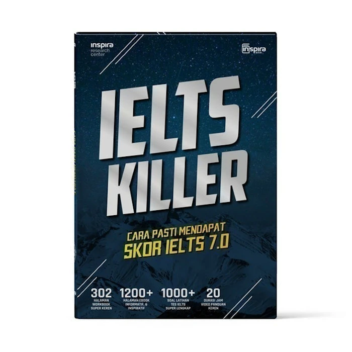 Inspira Book IELTS Killer Cara Pasti Mendapat Skor IELTS 7.0 Translation missing: id.activerecord.decorators.item_part_image/alt