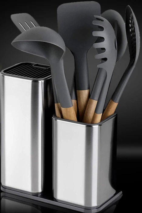 Holder Penyimpanan Pisau Dapur Bahan Stainless Steel Translation missing: id.activerecord.decorators.item_part_image/alt