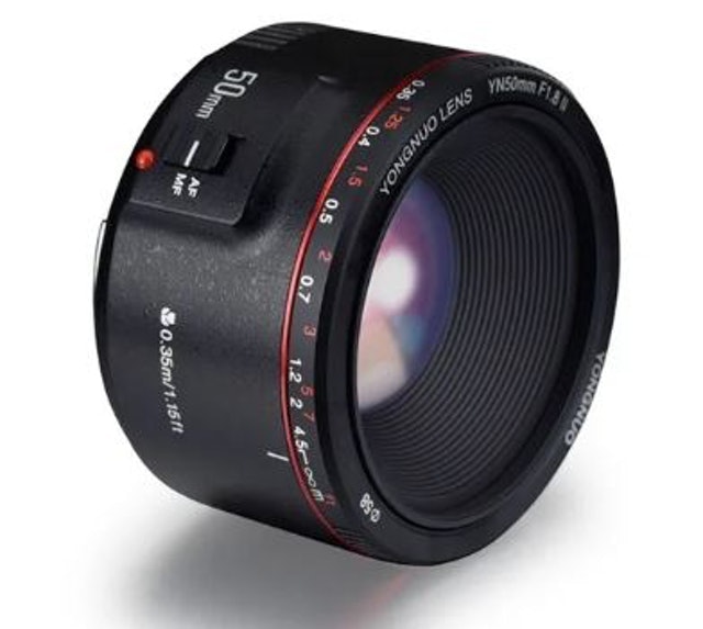 Yongnuo 50mm F/1.8 II for Canon Translation missing: id.activerecord.decorators.item_part_image/alt