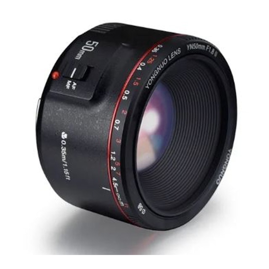 Yongnuo 50mm F/1.8 II for Canon Translation missing: id.activerecord.decorators.item_part_image/alt