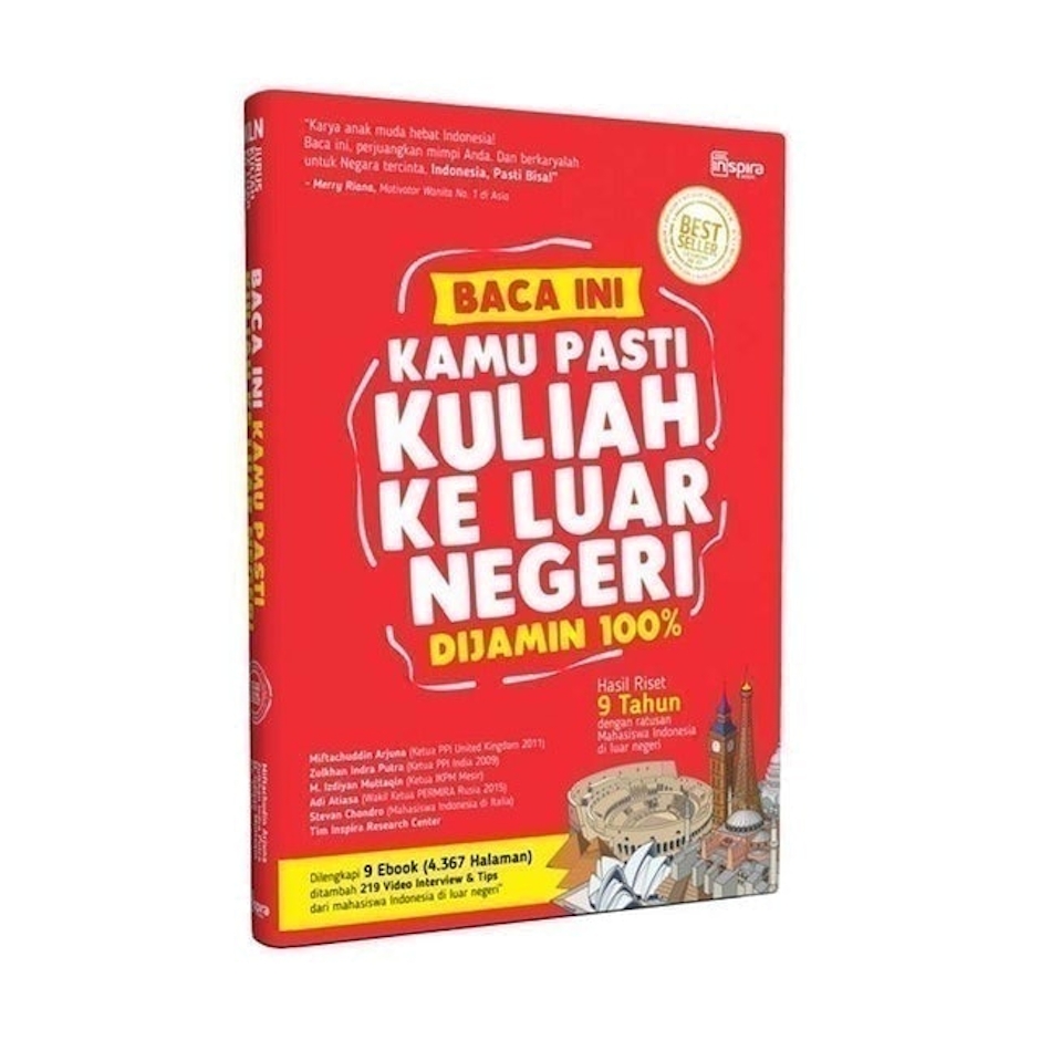 Inspirabook Baca ini Kamu Pasti Kuliah ke Luar Negeri Dijamin 100% Translation missing: id.activerecord.decorators.item_part_image/alt