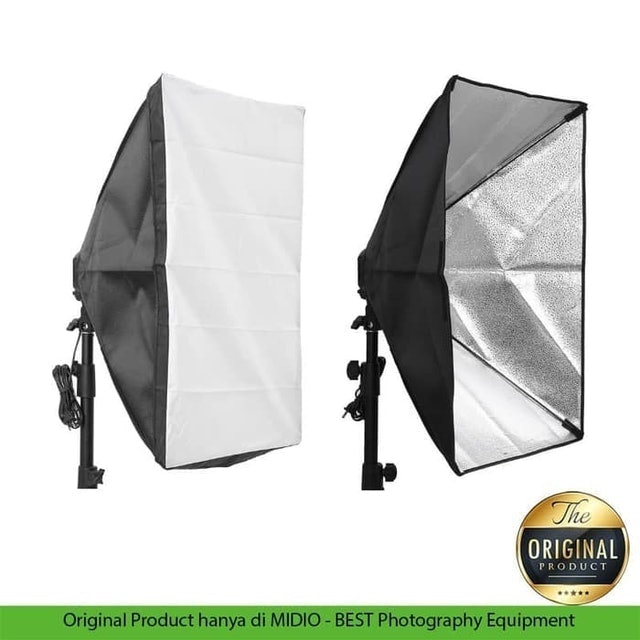 Midio Paket Studio Light Stand 2M plus 4 Socket E27 plus Softbox Translation missing: id.activerecord.decorators.item_part_image/alt