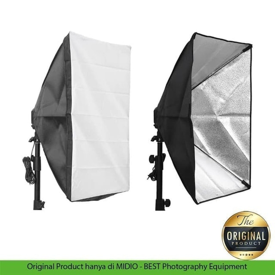Midio Paket Studio Light Stand 2M plus 4 Socket E27 plus Softbox Translation missing: id.activerecord.decorators.item_part_image/alt