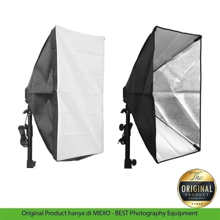 Midio Paket Studio Light Stand 2M plus 4 Socket E27 plus Softbox Translation missing: id.activerecord.decorators.item_part_image/alt