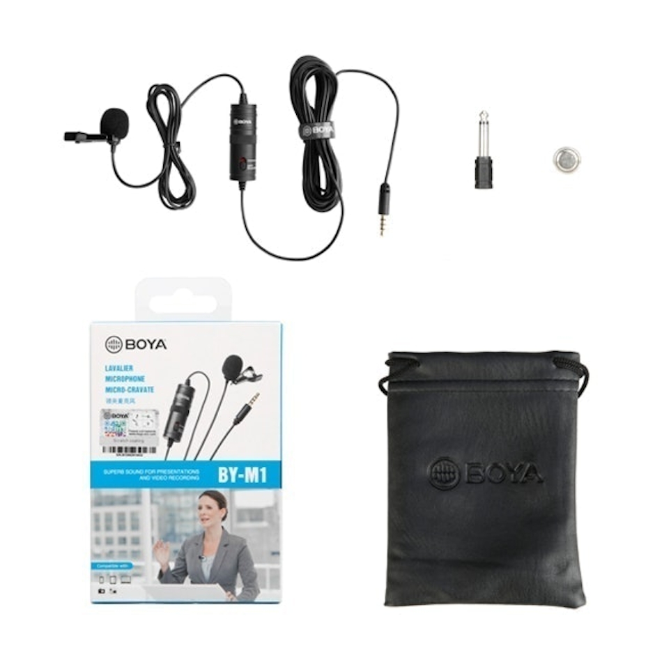 Shenzhen Jiayz Photo Industrial BOYA Omni Directional Lavalier Microphone Translation missing: id.activerecord.decorators.item_part_image/alt