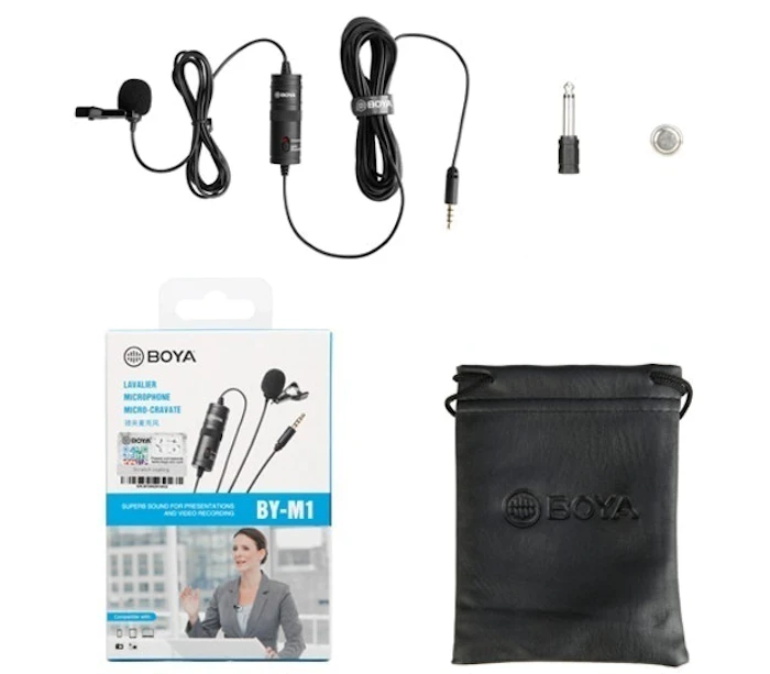Shenzhen Jiayz Photo Industrial BOYA Omni Directional Lavalier Microphone Translation missing: id.activerecord.decorators.item_part_image/alt