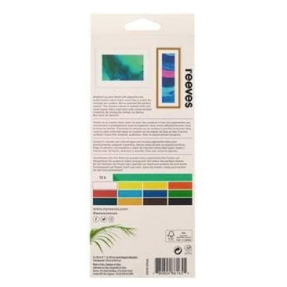 Reeves Acrylic Paint Set 12 Translation missing: id.activerecord.decorators.item_part_image/alt