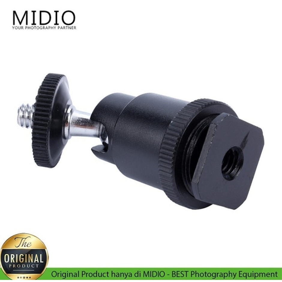 Midio Mini Ball Head S2 Camera with Hot Shoe 1/4 Translation missing: id.activerecord.decorators.item_part_image/alt