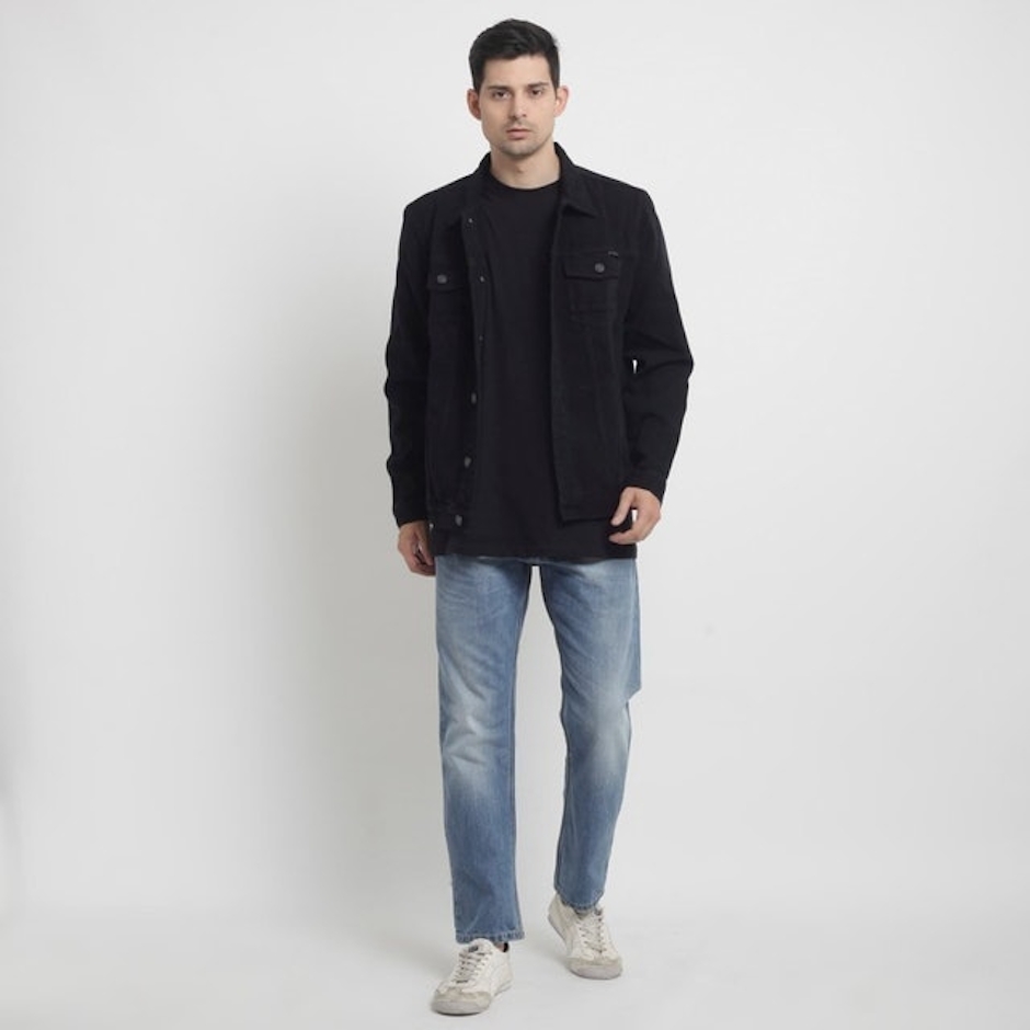 Papperdine Black Denim Jacket Jeans Translation missing: id.activerecord.decorators.item_part_image/alt