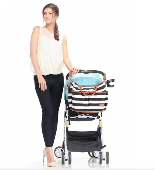 Mooimom Lady Diaper Bag Tas Perlengkapan Bayi - Blue Translation missing: id.activerecord.decorators.item_part_image/alt