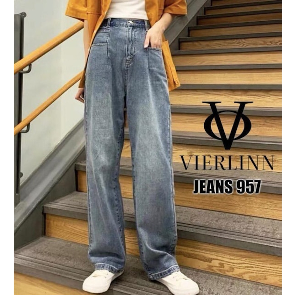 VIERLINN Baggy Highwaist Jeans Translation missing: id.activerecord.decorators.item_part_image/alt