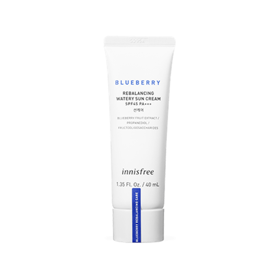 Innisfree Blueberry Rebalancing Watery Sun Cream SPF45 PA+++ Translation missing: id.activerecord.decorators.item_part_image/alt