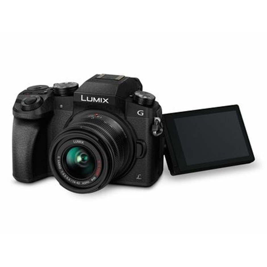 Panasonic LUMIX G7 4K Mirrorless Interchangeable Lens Camera Kit with 14-42 mm Lens Translation missing: id.activerecord.decorators.item_part_image/alt