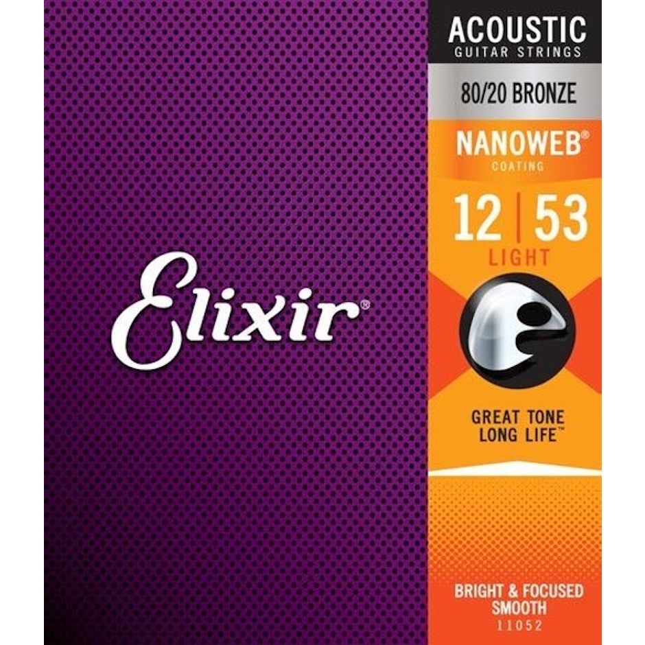 Elixir Acoustic 80/20 Bronze with Nanoweb Coating Translation missing: id.activerecord.decorators.item_part_image/alt