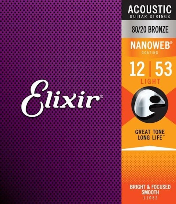 Elixir Acoustic 80/20 Bronze with Nanoweb Coating Translation missing: id.activerecord.decorators.item_part_image/alt
