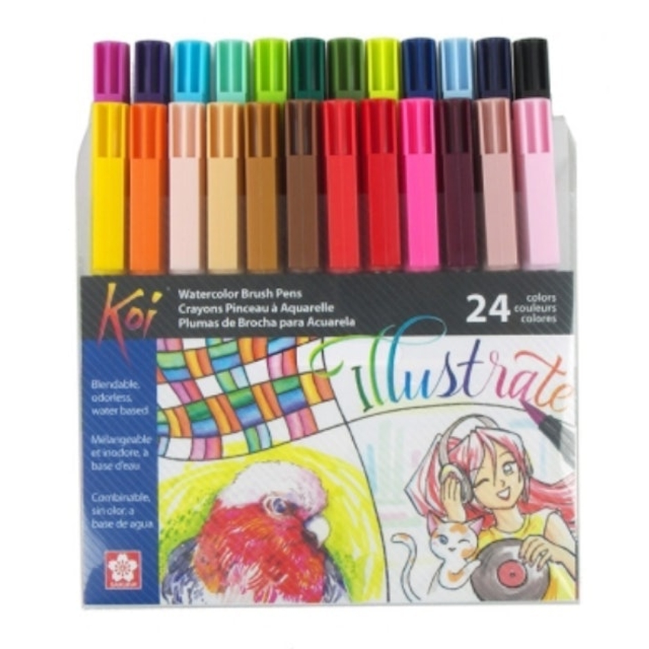 Sakura Koi Coloring Brush Pen Set Translation missing: id.activerecord.decorators.item_part_image/alt