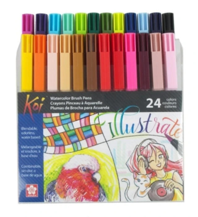 Sakura Koi Coloring Brush Pen Set Translation missing: id.activerecord.decorators.item_part_image/alt