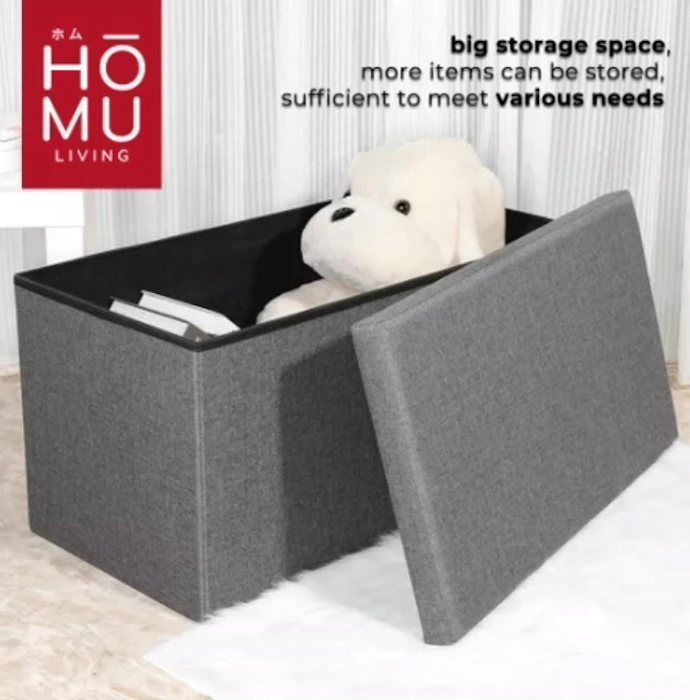 Hōmu Living Storage Box Stool Translation missing: id.activerecord.decorators.item_part_image/alt