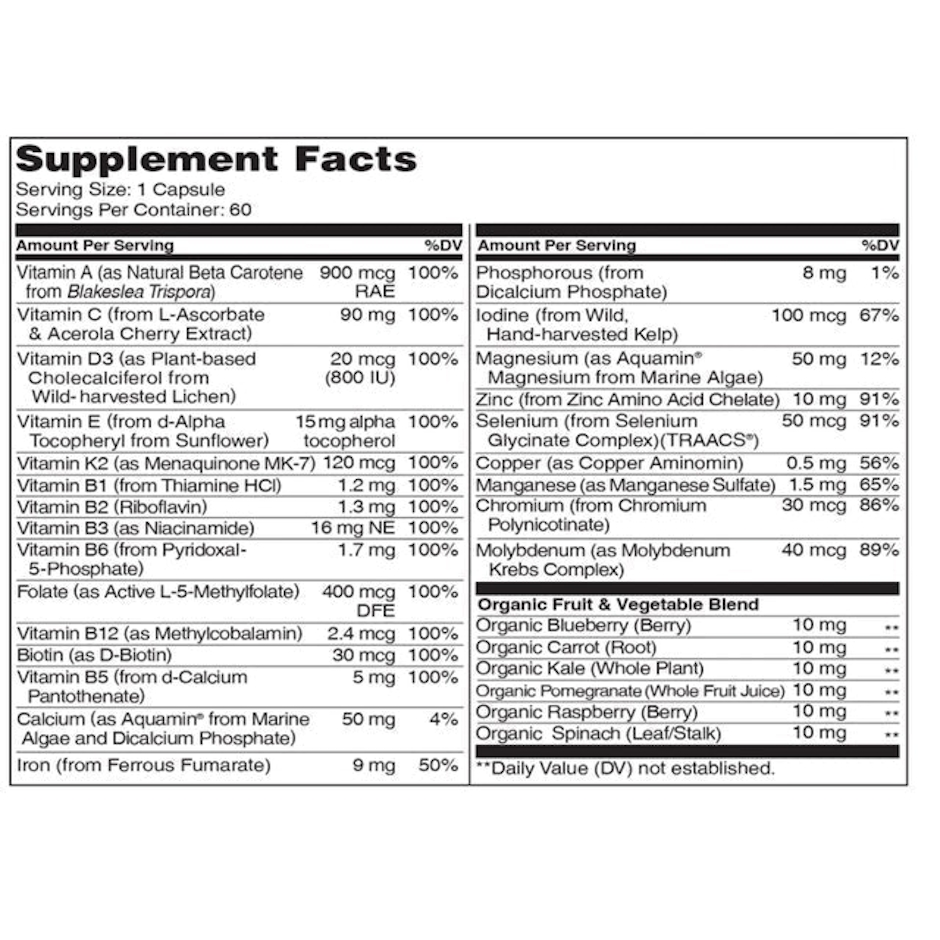 NATURELO One Daily Multivitamin for Women Translation missing: id.activerecord.decorators.item_part_image/alt