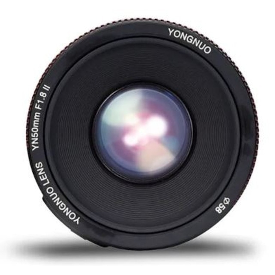 Yongnuo 50mm F/1.8 II for Canon Translation missing: id.activerecord.decorators.item_part_image/alt