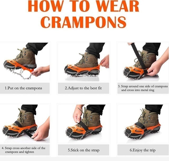  Crampons Non-slip 19 Stainless Steel Nails Translation missing: id.activerecord.decorators.item_part_image/alt