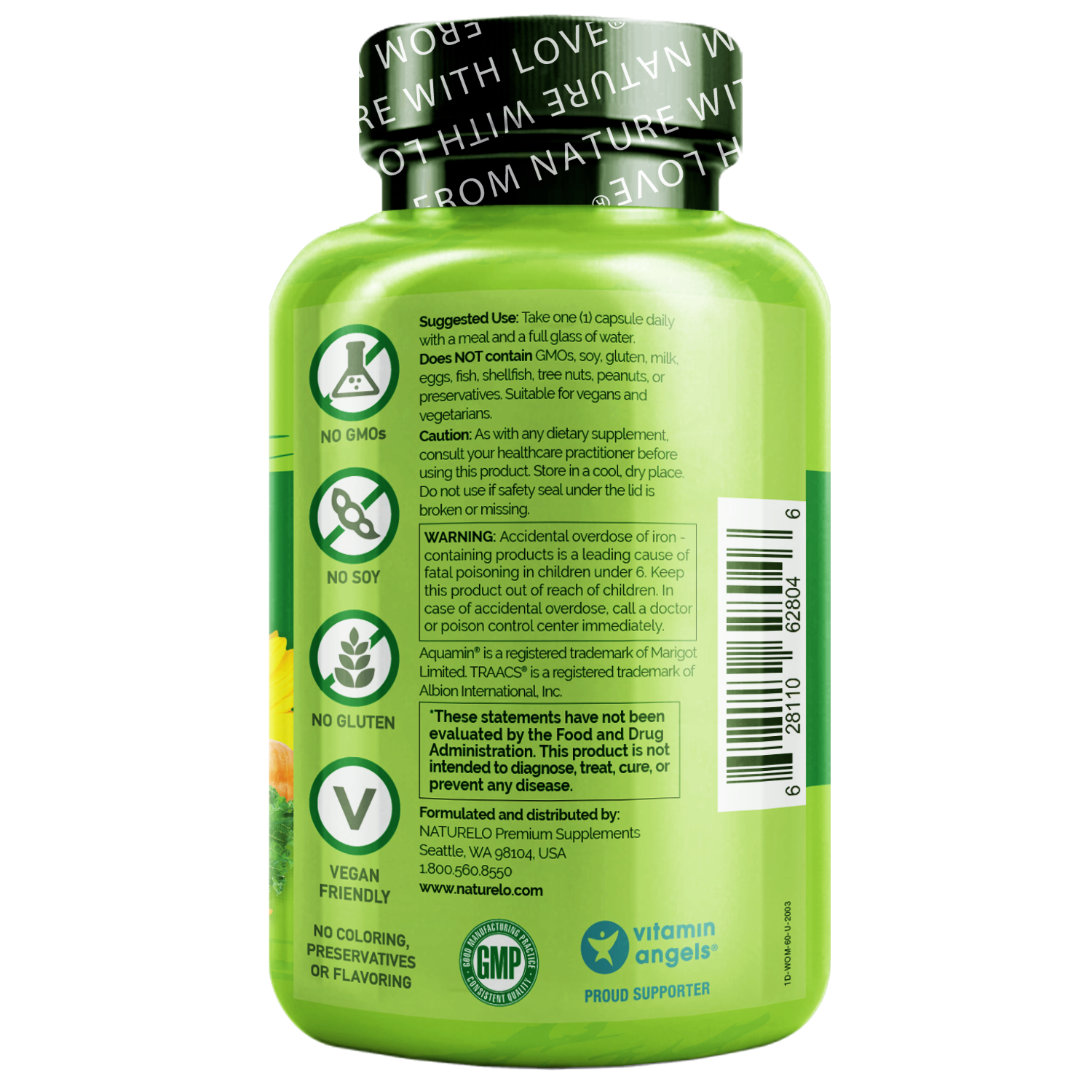 NATURELO One Daily Multivitamin for Women Translation missing: id.activerecord.decorators.item_part_image/alt