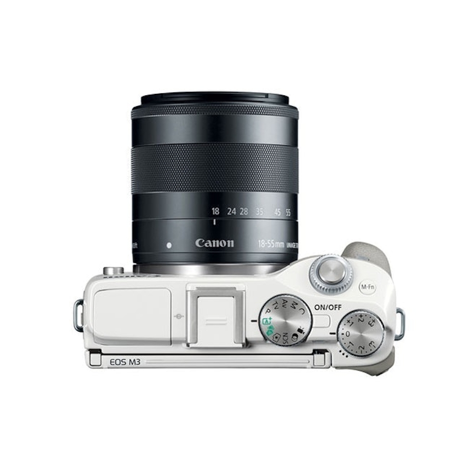 Canon EOS M3 EF-M 18-55mm IS STM Kit White Translation missing: id.activerecord.decorators.item_part_image/alt
