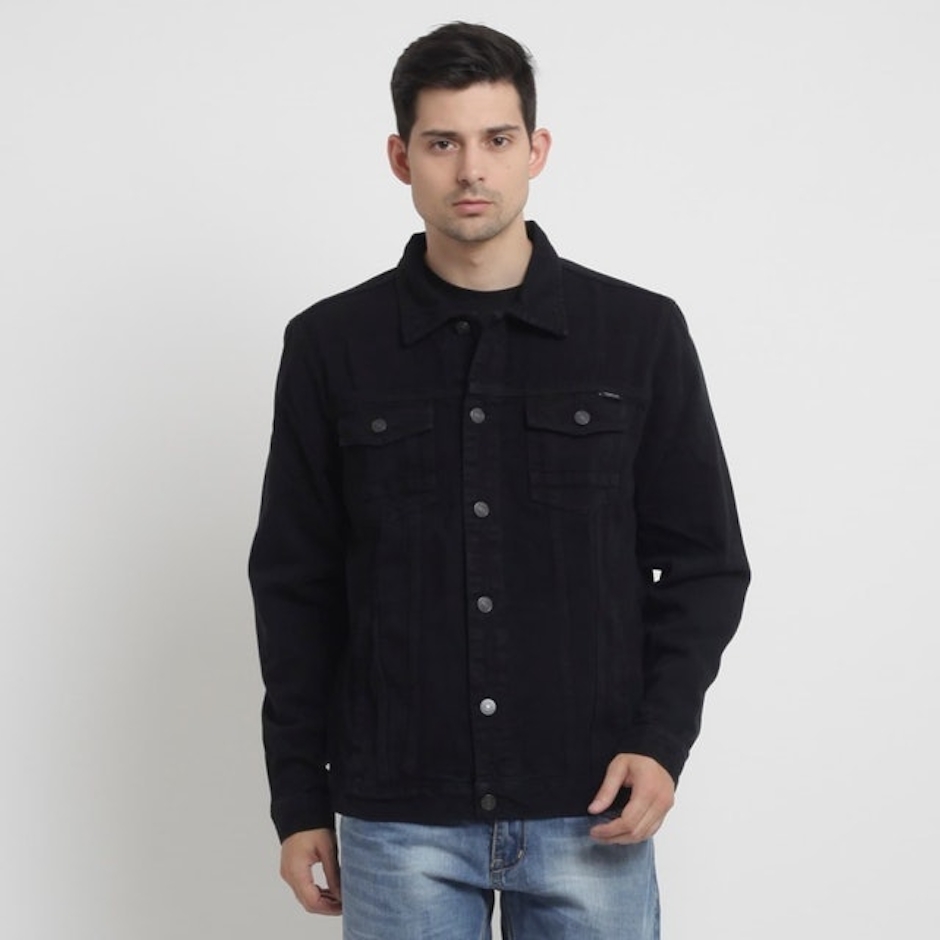 Papperdine Black Denim Jacket Jeans Translation missing: id.activerecord.decorators.item_part_image/alt