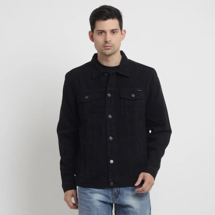 Papperdine Black Denim Jacket Jeans Translation missing: id.activerecord.decorators.item_part_image/alt