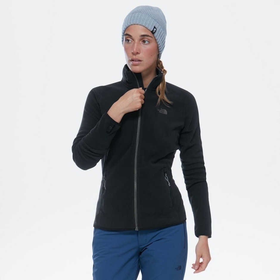 The North Face Women 100 Glacier Full Zippered Polar Translation missing: id.activerecord.decorators.item_part_image/alt
