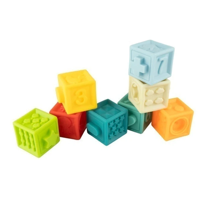Greda Puzzle Silicon 2 in 1 Baby Soft Blocks Translation missing: id.activerecord.decorators.item_part_image/alt
