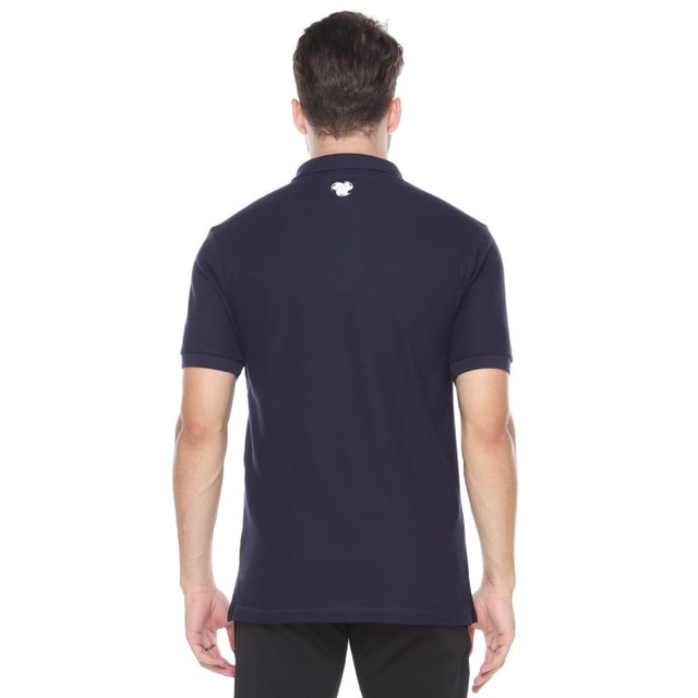 Tiento  Polo Shirt True Basic HDC Navy Baju Kaos Kerah Ritsleting Lengan Pendek Translation missing: id.activerecord.decorators.item_part_image/alt