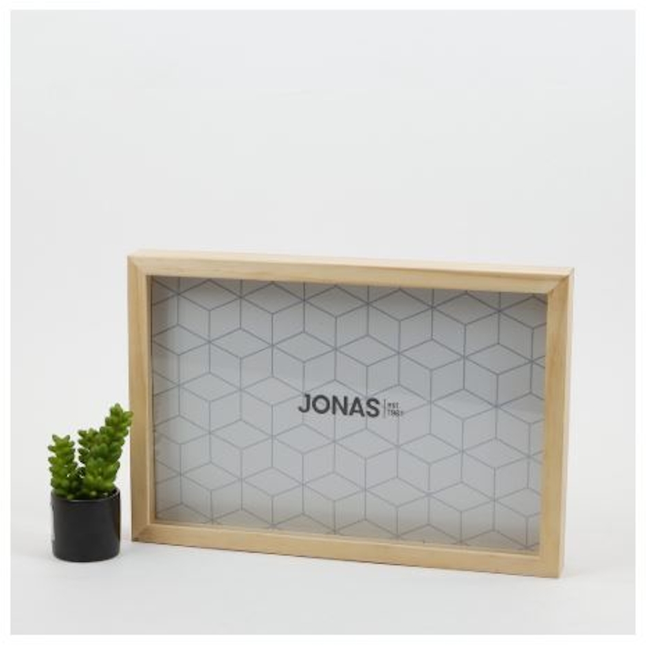 Jonas Bingkai 8RP 3D Kayu Natural Coklat Translation missing: id.activerecord.decorators.item_part_image/alt