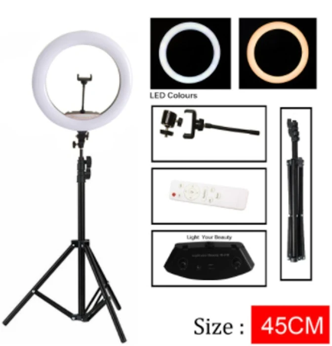 Ring Light 45 cm + Tripod Translation missing: id.activerecord.decorators.item_part_image/alt