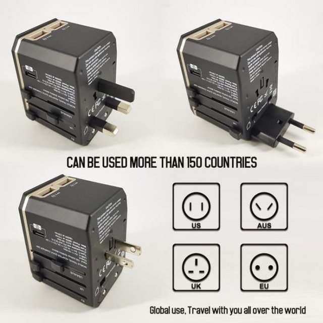 Sniper Powerboom Universal Travel Adapter 33W PD+QC Translation missing: id.activerecord.decorators.item_part_image/alt