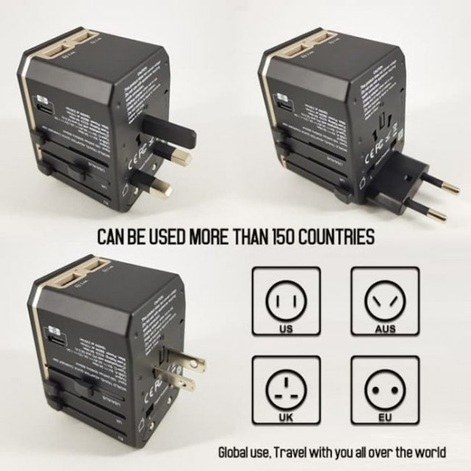 Sniper Powerboom Universal Travel Adapter 33W PD+QC Translation missing: id.activerecord.decorators.item_part_image/alt