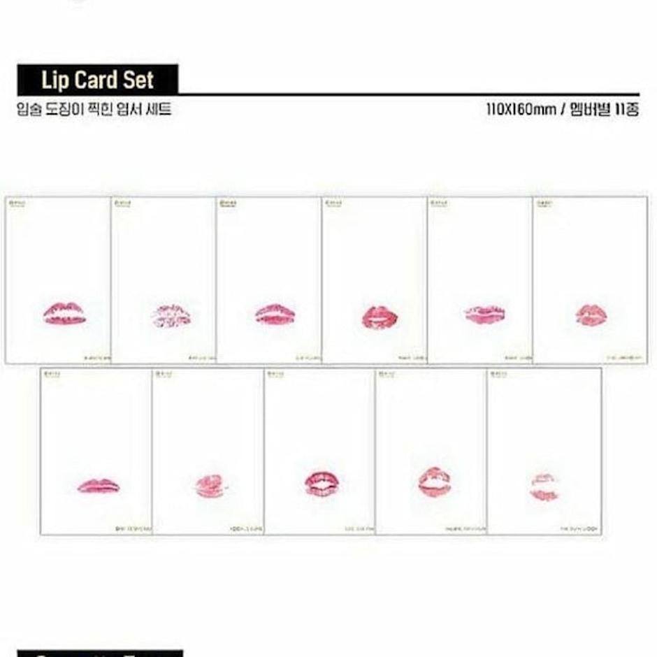 Wanna One I Promise You Lipcard Translation missing: id.activerecord.decorators.item_part_image/alt