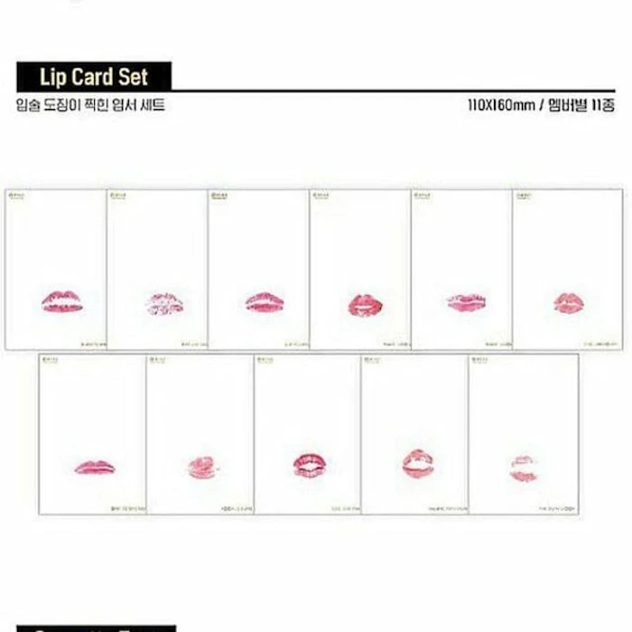 Wanna One I Promise You Lipcard Translation missing: id.activerecord.decorators.item_part_image/alt