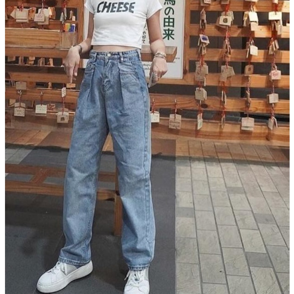 VIERLINN Baggy Highwaist Jeans Translation missing: id.activerecord.decorators.item_part_image/alt