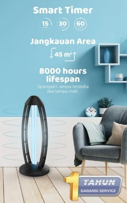 IVLY Nature UVC + Ozone Disinfection Lamp Translation missing: id.activerecord.decorators.item_part_image/alt