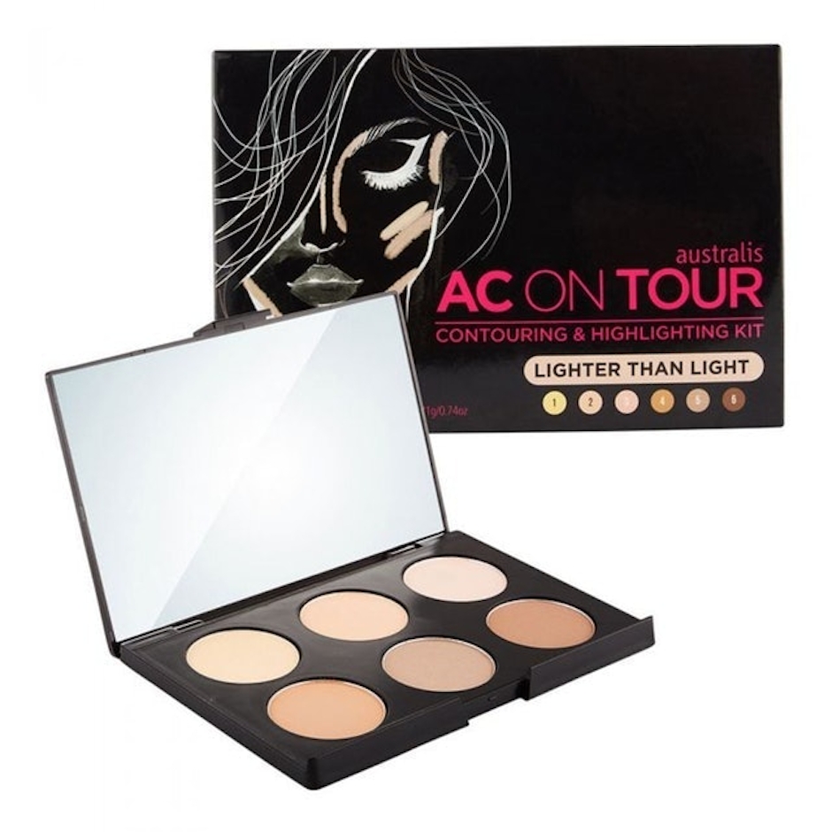 Australis AC On Tour Powder Contouring & Highlighting Palette Translation missing: id.activerecord.decorators.item_part_image/alt