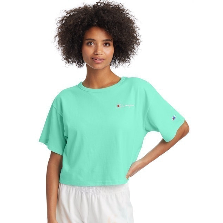 Hanesbrands Champion Heritage Cropped Tee, Embroidered Logo Translation missing: id.activerecord.decorators.item_part_image/alt