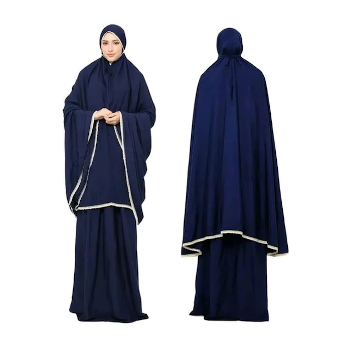 Tazkia Collections Mukena Plain Navy Translation missing: id.activerecord.decorators.item_part_image/alt